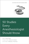 Cover: 50 Studies Every Anesthesiologist Should Know - OUP eBook