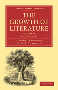 Enlarge image Cover: The Growth of Literature 3 Volume Paperback Set - Cambridge University Press