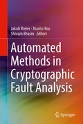 Cover: Automated Methods in Cryptographic Fault Analysis - Springer