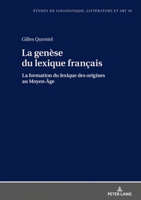 Abbildung von: La genèse du lexique français - Peter Lang Verlag