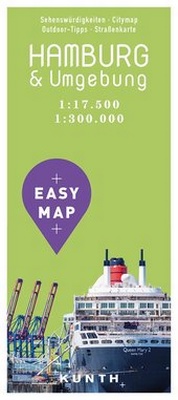 Abbildung von: EASY MAP Hamburg & Umgebung - Kunth Verlag
