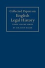 Cover: Collected Papers on English Legal History 3 Volume Set - Cambridge University Press