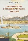 Cover: The Emergence of International Society in the 1920s - Cambridge University Press