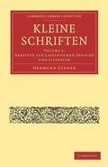 Cover: Kleine Schriften - Cambridge University Press