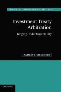 Abbildung von: Investment Treaty Arbitration - Cambridge University Press