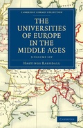 Cover: The Universities of Europe in the Middle Ages 2 Volume Set in 3 Paperback Parts - Cambridge University Press