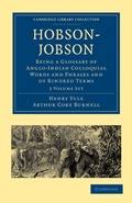 Cover: Hobson-Jobson 2 Part Set - Cambridge University Press