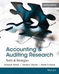 Enlarge image Cover: Accounting and Auditing Research - Wiley