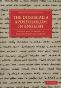 Cover: The Didascalia Apostolorum in English - Cambridge University Press
