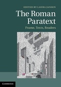 Cover: The Roman Paratext - Cambridge University Press