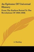 Cover: An Epitome Of Universal History - Kessinger Publishing Co