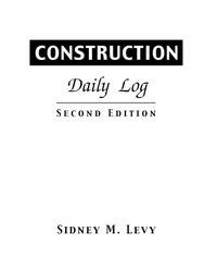 Abbildung von: Construction Daily Log - McGraw Hill Higher Education