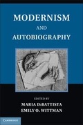 Cover: Modernism and Autobiography - Cambridge University Press