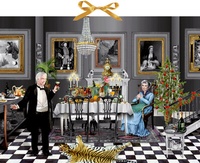 Abbildung von: Zettelkalender - Christmas Dinner for One - Coppenrath