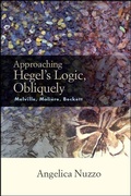 Cover: Approaching Hegel's Logic, Obliquely - De Gruyter