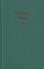 Cover: Renaissance Papers 2017 - De Gruyter