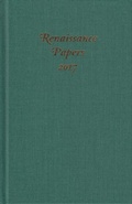 Cover: Renaissance Papers 2017 - De Gruyter