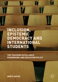 Cover: Inclusion, Epistemic Democracy and International Students - Palgrave Macmillan
