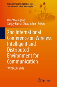 Enlarge image Cover: 2nd International Conference on Wireless Intelligent and Distributed Environment for Communication - Springer