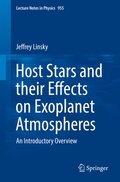Cover: Host Stars and their Effects on Exoplanet Atmospheres - Springer