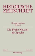 Cover: Die Fr&uuml;he Neuzeit als Epoche - De Gruyter Oldenbourg