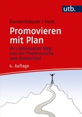 Cover: Promovieren mit Plan - UTB