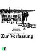 Cover: Zur Verfassung. Recherchen, Dokumente 1989-2017 - EECLECTIC