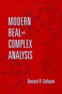 Cover: Modern Real and Complex Analysis - Wiley