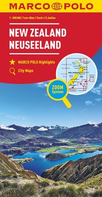 Abbildung von: MARCO POLO Kontinentalkarte Neuseeland 1:800.000 - MARCO POLO ein Imprint von MAIRDUMONT