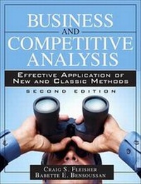 Enlarge image Cover: Business and Competitive Analysis - Pearson Education (US)