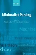 Cover: Minimalist Parsing - Oxford University Press