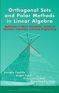 Cover: Orthogonal Sets and Polar Methods in Linear Algebra - Wiley