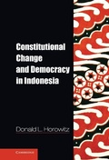 Cover: Constitutional Change and Democracy in Indonesia - Cambridge University Press