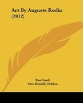 Cover: Art By Auguste Rodin (1912) - Kessinger Publishing