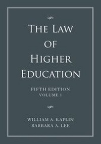 Abbildung von: The Law of Higher Education - Wiley