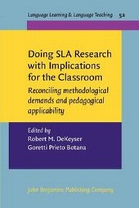 Enlarge image Cover: Doing SLA Research with Implications for the Classroom - John Benjamins Publishing Co