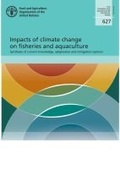 Cover: Impacts of climate change on fisheries and aquaculture - Food & Agriculture Organization of the United Nations (FAO)