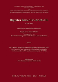 Abbildung von: Regesten Kaiser Friedrichs III. - Böhlau