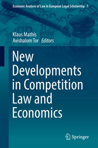 Abbildung von: New Developments in Competition Law and Economics - Springer