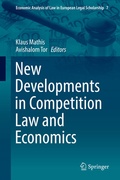Cover: New Developments in Competition Law and Economics - Springer