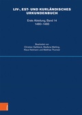 Cover: Liv-, Est- und Kurl&auml;ndisches Urkundenbuch - B&ouml;hlau