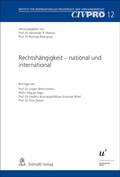 Cover: Rechtsh&auml;ngigkeit - national und international - St&auml;mpfli Verlag AG