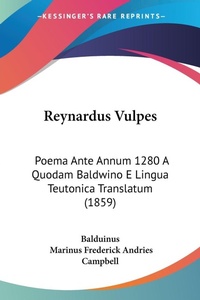 Abbildung von: Reynardus Vulpes - Kessinger Publishing