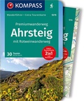 Cover: KOMPASS Wanderf&uuml;hrer Premiumwanderweg Ahrsteig mit Rotweinwanderweg, 30 Touren/Etappen mit Extra-Tourenkarte - KOMPASS-Karten