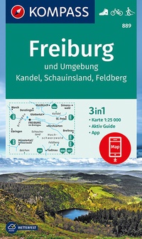 Abbildung von: KOMPASS Wanderkarte Freiburg und Umgebung, Kandel, Schauinsland, Feldberg - KOMPASS-Karten