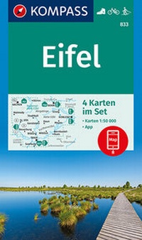 Abbildung von: KOMPASS Wanderkarte Eifel - KOMPASS-Karten