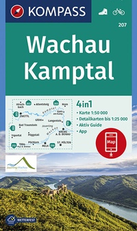 Abbildung von: KOMPASS Wanderkarte Wachau, Kamptal - KOMPASS-Karten
