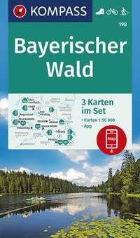Abbildung von: KOMPASS Wanderkarte Bayerischer Wald - KOMPASS-Karten
