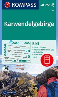 Abbildung von: KOMPASS Wanderkarte Karwendelgebirge - KOMPASS-Karten