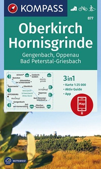 Abbildung von: KOMPASS Wanderkarte Oberkirch, Hornisgrinde, Gengenbach, Oppenau, Bad Peterstal-Griesbach - KOMPASS-Karten